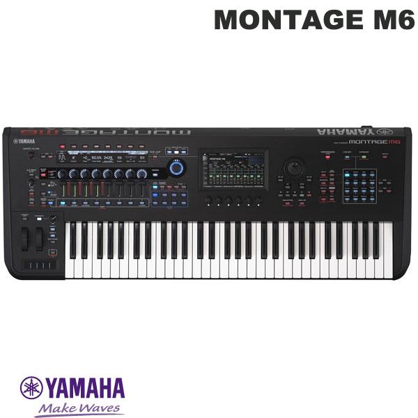 [大型商品] 【スーパーSALE★2000円OFFクーポン配布中】 YAMAHA シンセサイザー MONTAGE M6 61鍵FSX鍵盤 # MONTAGE M6 ヤマハ (MIDIキーボード)