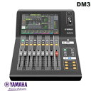 取り寄せ・欠品中の入荷目安次回入荷予定 : 未定DM3 Digital Mixing Console　※Dante搭載モデル 大小さまざまな システム 規模にフレキシブルにフィットしてメインミキサーから拡張用ミキサーまで幅広い用途に対応する汎用性の高い機能を備え、Danteを標準搭載したコンパクトなデジタルミキサー。■ 8＋1フェーダー■ 9インチマルチタッチスクリーン■ 入力ミキシングチャンネル: モノラル16ch + ステレオ1ch + FXリターン2ch■ バス: ステレオ x1、ミックス x6、FX x2、マトリックス x2(インプットtoマトリックス対応)■ ローカルI/O: マイク/ライン 入力16系統(XLR12系統＋XLR/TRSフォンコンボ4系統)、出力8系統(XLR)■ Dante: 入力16系統、出力16系統■ USB: 入力18系統、出力18系統■ 18エフェクト、GEQ(Mix 1-6とStereoチャンネル対応)■ サンプリングレート: 48kHz/96kHz■ 寸法(WxHxD): 320mm x 140mm x 455mm■ 正味重量: 6.5kg[仕様情報]■ ミキシングキャパシティインプットチャンネル : 16 mono + 1 stereo + 2 FX returnMixバス : 6Matrix : 2(Supports Input to Matrix)Stereoバス : 1FXバス : 2Cueバス : 1■ 入出力コネクターアナログ入力16 Mic/Line(12 XLR + 4 XLR/TRS Phones Combo)アナログ出力 : 8(XLR)Dante I/O : 2(etherCON: Primary/Secondary)ネットワーク : 1(RJ-45)USB TO HOST : 1(USB Type-B, USB2.0)USB TO DEVICE : 1(USB Type-A)Phones : 1(TRS Phones)DC電源入力 : 1(XLR 4pin, DC power IN)ユーザーインターフェース : 9-inch multi-touch screen x1, faders(8channels + 1main)x9, "Touch and Turn” rotary encoder x1■ 録音・再生機能USBストレージデバイス録音: 2トラック(USBハードディスク/SSD/フラッシュメモリ)/ 再生: 2トラック(USBハードディスク/SSD/フラッシュメモリ)サンプリング周波数 : 96kHz / 48kHzシグナルディレイ : Less than 1.3ms(CH INPUT to OMNI OUT, Fs=96kHz)周波数特性 : +0.5, -1.0dB 20Hz - 20kHz, reference to the nominaloutput level 1kHz, INPUT to OMNI OUT全高調波歪率 : Less than 0.01% 20Hz - 20kHz +4dBu into 10kΩ,INPUT to OMNI OUT, Input Gain= Min*1■ ハム＆ノイズレベル : 入力換算ノイズ : -126dBu typ., Input Gain= Max.,出力残留ノイズ : -84dBu, ST main off*2ダイナミックレンジ : 110dB typ., DA Converter, 106dB typ., INPUT to OMNIOUT, Input Gain=Min.クロストーク : -100dB, adjacent INPUT/OMNI OUT channels, InputGain= Min. @1kHz*3電源電圧 : DC24V/2.5A, PA-L500(100V-240V, 50Hz/60Hz)消費電力 : 43W寸法 : 幅320mm高さ : 140mm奥行き : 455mm質量 : 6.5kg同梱品 : 取扱説明書, 電源アダプター(PA-L500 電源コード含む), Cubase AI DOWNLOAD INFORMATION動作温度 : 0～40℃保管温度 : -20～60℃*1: 全高調波歪率の測定には、80kHz、-18dB/octaveのフィルターを用いています。*2: ハム&ノイズレベルの測定には、A-Weightフィルターを用いています。*3: クロストークの測定には、22kHz、-30dB/octaveのフィルターを用いています。[保証期間]1年間[メーカー]ヤマハ YAMAHA型番JANDM34957812669566[端子] 6.3mm(1/4インチ)[端子] USB B[端子] XLR[色] ブラック[規格] イーサネットYAMAHA デジタルミキシングコンソール DM3 Dante搭載モデル # DM3 ヤマハ