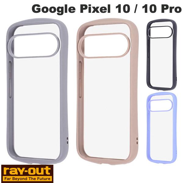 Google Pixel10 ケース Pixel10pro クリアケース 透明 サイドカラー Ray Out Google Pixel 10 / 10 Pro Like standard Puffull 耐衝撃 カメラ保護 ハイブリッドケース レイアウト (アンドロイドスマホケース・カバー)