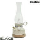 【あす楽】 ELAiCE Bonfire ボンファイア LEDランタン ワイヤレススピーカー バッテリーチャージャー LN-SP22WH エレス Bluetooth グラス スピーカー レトロ キャンプ おしゃれ ナチュラル かわいい ゆらぎモード 明るさ無段階調整 200ルーメン USB充電式 竹材 木目