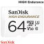 [ͥݥȯ] SanDisk 64GB HIGH Endurance microSDXC R=100MB/s W=40MB/s Class 10 V30 U3 ץդ ѥå # SDSQQNR-064G-GN6IA ǥ (꡼)