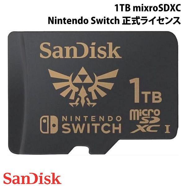 SanDisk 1TB microSDXC Licensed for Nintendo Switch CZX R=100MB/s W=90MB/s UHS-I A_v^Ȃ COpbP[W [_̓` # SDSQXAO-1T00-GN3ZN TfBXN ([J[h)