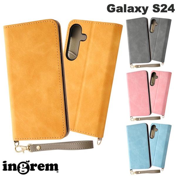 乐天商城 - Galaxy S24 ケース ingrem Galaxy S24 手帳型レザーケース Raffine イングレム (アンドロイドスマホケース・カバー) ギャラクシー