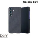 [lR|X] Deff Galaxy S24 DURO Pu[P[X Ultra Slim & Light Case }bgubN # DCS-GS24KVSEMBK fB[t (AhCh X}zP[X) MNV[