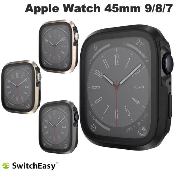 SwitchEasy Apple Watch 45mm Series 9 / 8 / 7 Modern Hybrid Case スイッチイージー (アップルウォッチケース カバー)