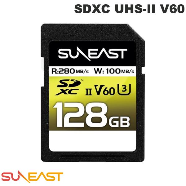 SUNEAST 128GB ULTIMATE PRO SDXC UHS-II V60 vtFbVi[J[h R:280MB/s W:150MB/s # SE-SDU2128GB280 TC[Xg (SDHC [J[h)