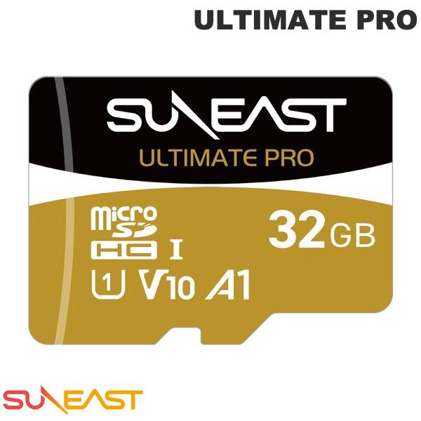 [lR|X] SUNEAST 32GB ULTIMATE PRO MicroSDHC UHS-I V10/C10/A1 microSD [J[h R:180MB/s W:120MB/s # SE-MSDU1032C180 TC[Xg ([J[h)