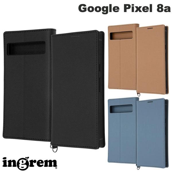 樂天商城 - Google Pixel 8a ケース ingrem Google Pixel 8a 耐衝撃 手帳型レザーケース KAKU Durable イングレム (アンドロイドスマホケース・カバー) グーグル ピクセル