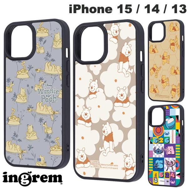 iPhone15 케이스 디즈니 푸씨 스티치 iphone14 iphone13 ingrem iPhone 15 / 14 / 13 디즈니 maru 충격 흡수 범퍼 하이브리드 케이스 잉글렘 (스마트폰 케이스·커버)