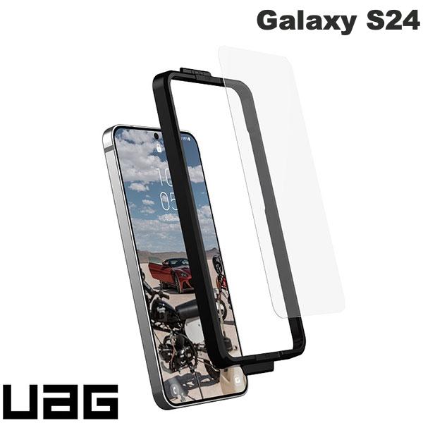 UAG Galaxy S24 GLASS SHIELD+ ガラスフィルム クリア # UAG-GLXS24-SPPLS ユーエージー (アンドロイドスマホ用液晶保護フィルム) ギャラクシー