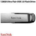SanDisk 128GB Ultra Flair USB3.0 フラッシュドライブ 海外パッケージ シルバー # SDCZ73-128G-G46 サンディスク (USB3.0フラッシュメモリー)(2)