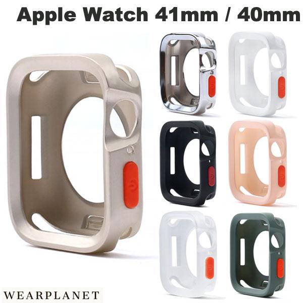WEARPLANET Apple Watch 41mm Series 9 / 8 / 7 / 40mm SE 3 / 2 / 1 / Series 6 / 5 / 4 FLUFFY POT ソフトケース ウェアプラネット (アップルウォッチケース カバー)