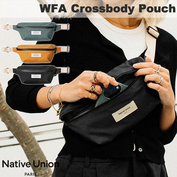 【トラベルバッグクーポン対象】 クロスボディバッグ スマホ レディース メンズ 斜めがけ ボディバッグ 背面ポケット 保護フェルト おしゃれ Native Union WFA Crossbody Pouch クロスボディポーチ ネイティブユニオン (バック) イギリス 英国ブランド [BAG01]