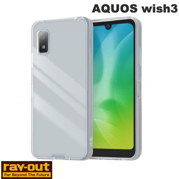 樂天商城 - Ray Out AQUOS wish3 ハイブリッドケース クリア # RT-AQL1CC2/CM レイアウト (アンドロイドスマホケース・カバー) アクオス