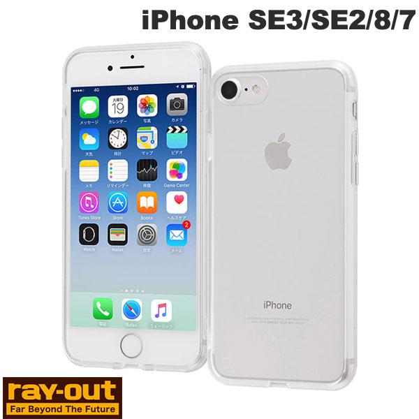 Ray Out iPhone SE 3세대 / SE 2세대 / 8 / 7 하이브리드 케이스 클리어 # RT-P14CC2/CM 레이아웃 (스마트 케이스 커버)