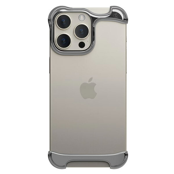 Arc iPhone 16 Pro Arc Pulse 알루미늄 범퍼 미러 실버 # AC27043i16PR 아크 (스마트 폰 케이스 커버) 펄스 범퍼 케이스 뿔 보호 코너 범퍼