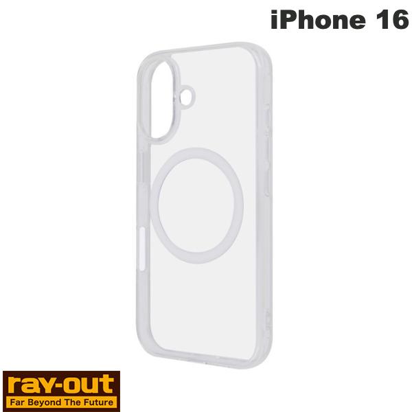 乐天商城 - Ray Out iPhone 16 Like standard MagSafe対応 マグネットアクセサリー対応 衝撃吸収 バンパー ハイブリッドケース クリア # RT-P46MG2/CM レイアウト (スマホケース・カバー)