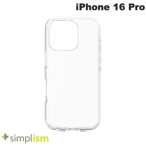 Trinity Simplism iPhone 16 Pro LIGHT SHIELD Shock-Absorbing Hybrid Clear Case, Clear # TR-IP24M3-LD-CLCL (Smartphone Case/Cover)