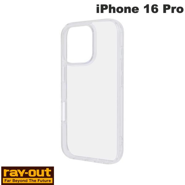 Ray Out iPhone 16 Pro Like standard 衝撃吸収 バンパー ハイブリッドケース クリア # RT-P47CC2/CM レイアウト (スマホケース・カバー)