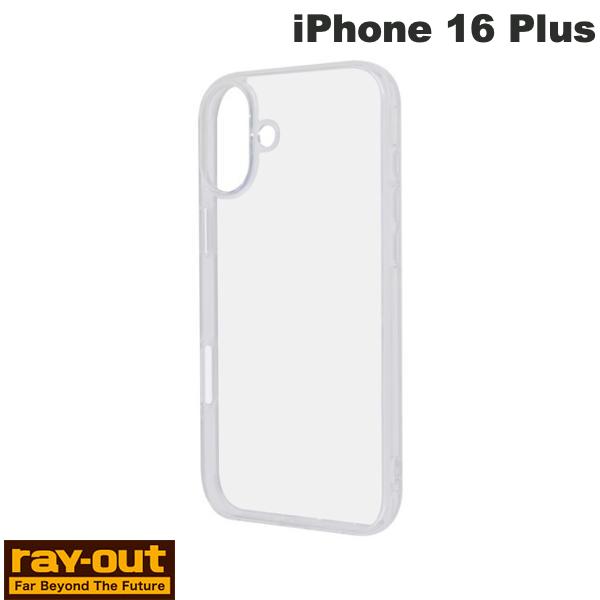 Ray Out iPhone 16 Plus Like Standard Shock Absorption Bumper Hybrid Case Clear # RT-P48CC2/CM Layout (Smartphone Case/Cover)