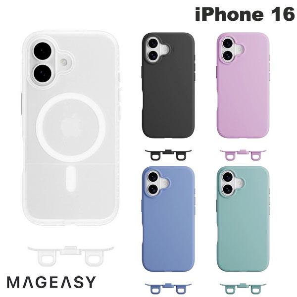 樂天商城 - MagEasy iPhone 16 Vibrant M MagSafe対応 耐衝撃ケース Black マグイージー (スマホケース・カバー) ストラップホルダー 2口 付属 取り外し可