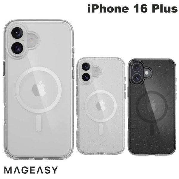 樂天商城 - MagEasy iPhone 16 Plus Bright M MagSafe対応 耐衝撃ケース Transparent マグイージー (スマホケース・カバー) クリアケース