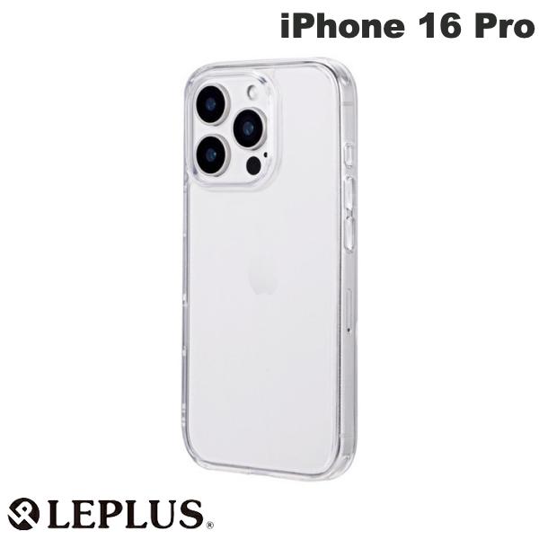 LEPLUS iPhone 16 Pro ĶšѽѾ׷ϥ֥åɥ UTILO Hybrid 7H ꥢ # LN-IP24CTH7CL ץ饹 (ޥۥС)
