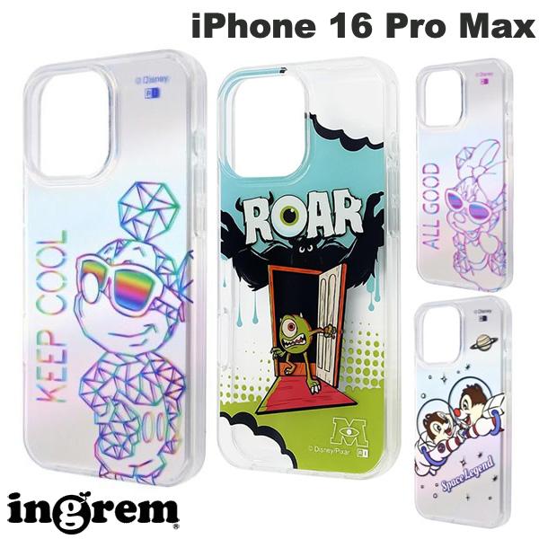 iPhone16ProMax 케이스 디즈니 미키 미니 칩과 데일 ingrem iPhone 16 Pro Max 디즈니 / 픽사 딱딱한 충격 흡수 범퍼 TPU 소프트 케이스 잉글렘 (스마트폰 케이스 커버)