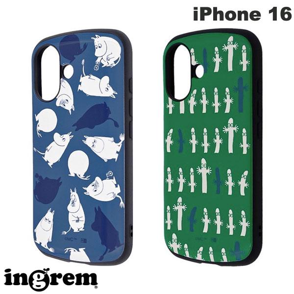 iPhone16 케이스 무민 ingrem iPhone 16 무민 슈퍼! 보호 케이스 MiA 충격 흡수 범퍼 하이브리드 케이스 잉글렘 (스마트폰 케이스 커버)
