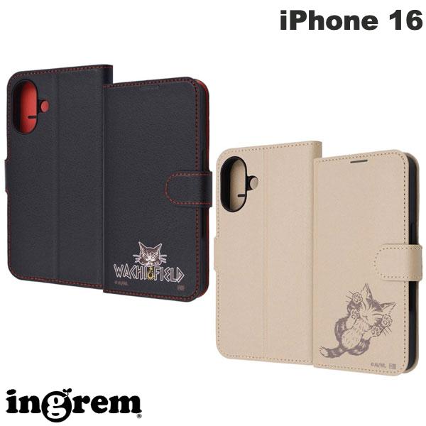 iPhone 16 Case, Flip Type, Dayan the Cat, Ingrem, iPhone 16, Shock Absorption, Magnetic Belt, Simple Flip Leather Case, Ingrem (Smartphone Case/Cover)
