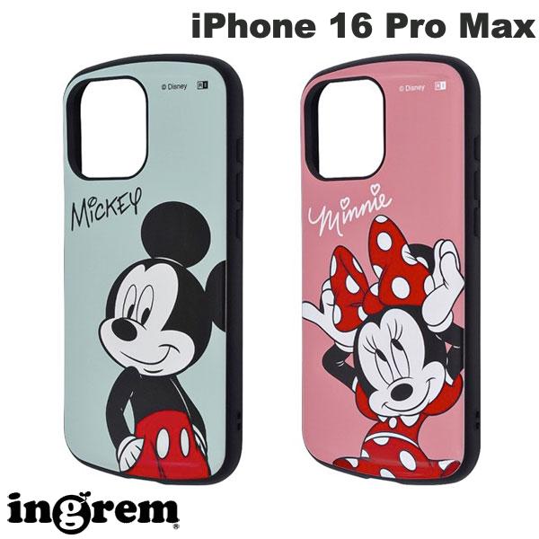 iPhone16ProMax 케이스 디즈니 미키 미니 ingrem iPhone 16 Pro Max 디즈니 울트라! 보호 케이스 MiA 충격 흡수 범퍼 하이브리드 케이스 잉글렘 (스마트 케이스 커버)