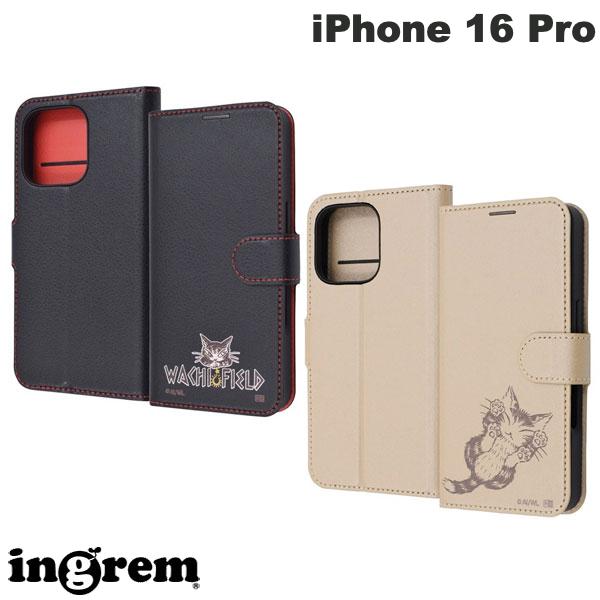 iPhone 16 Pro Case, Flip Type, Dayan the Cat, Ingrem, iPhone 16 Pro, Shock Absorption, Magnetic Belt, Simple Flip Leather Case, Ingrem (Smartphone Case/Cover)