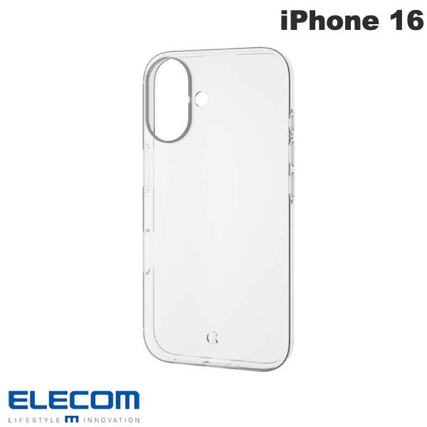 樂天商城 - エレコム iPhone 16 ソフトケース 極み クリア # PM-A24AUCTCR エレコム (スマホケース・カバー)