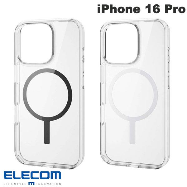 ELECOM iPhone 16 Pro Hybrid Case MAGKEEP (Smartphone Case/Cover)