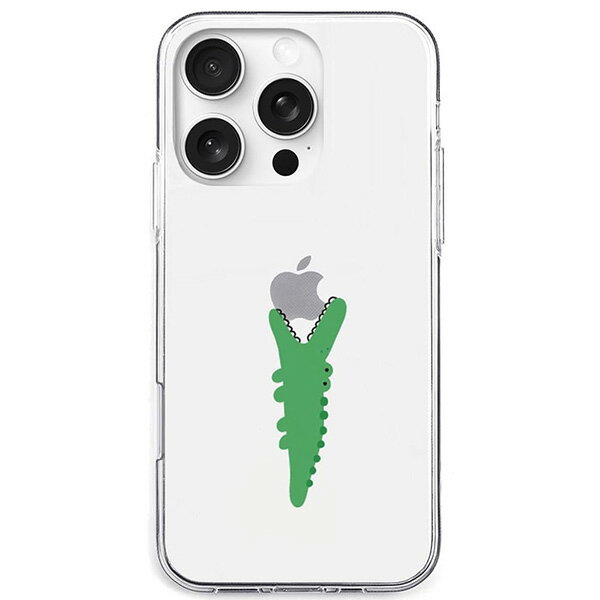樂天商城 - AKAN iPhone 16 Pro Max ソフトクリアケース モグモグ ワニ # AK27010i16PM エイカン (スマホケース・カバー)