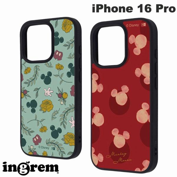 樂天商城 - iPhone 16 Pro ケース ディズニー ミッキー ingrem iPhone 16 Pro ディズニー maru 衝撃吸収 バンパー ハイブリッドケース イングレム (スマホケース・カバー)