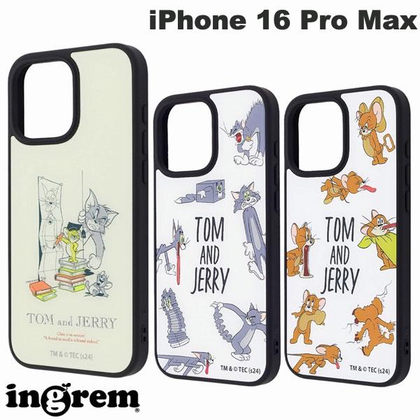 樂天商城 - iPhone16ProMax ケース トムとジェリー ingrem iPhone 16 Pro Max トムとジェリー maru 衝撃吸収 バンパー ハイブリッドケース イングレム (スマホケース・カバー)