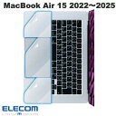 エレコム MacBook Air 15インチ M4 2025 / M3 2024 / M2 2023 プロテクターフィルム 抗菌 トラックパッド保護 クリア #...