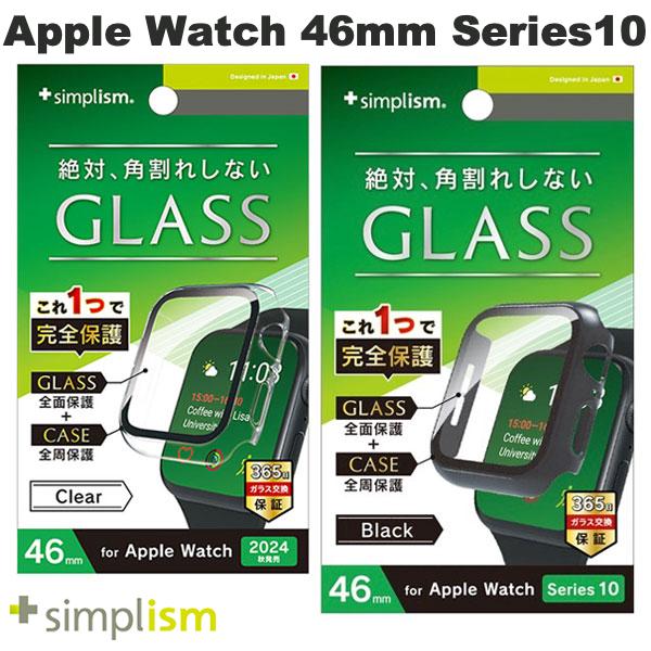 ●気になる商品■ 「耐衝撃PC素材」x「高硬度ガラス」ハイブリッドケース■ 日本メーカー、AGC社製の強化ガラス採用■ 365日安心保証サービス■ 皮脂がよく落ちる、マイクロファイバークロス付属[仕様情報]内容物 : ケース　　　　説明書[メーカー]シンプリズム Simplism型番JANクリアTR-AW2446-GLPC-CCCL4582269569147ブラックTR-AW2446-GLPC-CCBK4582269569154[対応] Apple Watch 46mm Series 10[対応] Apple Watch 46mm Series 11[性能] ガラスフィルム[材質] ガラス[材質] ポリカーボネート[色] クリア[色] ブラック[シリーズ]s_5279755387Simplism Apple Watch 46mm Series 11 / 10 高透明 ガラス一体型PCケース シンプリズム