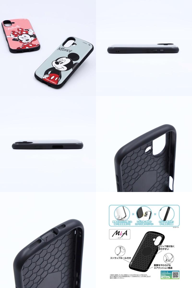 iPhone16Plus スマホケース ディズニー ミッキー ミニー ingrem iPhone 16 Plus デ...