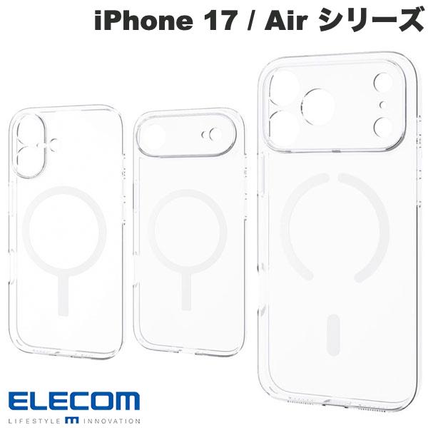 ELECOM iPhone 17 / Air / 17 Pro Max 소프트 케이스 극한 MAGKEEP 클리어 (스마트 폰 케이스 커버) 2025