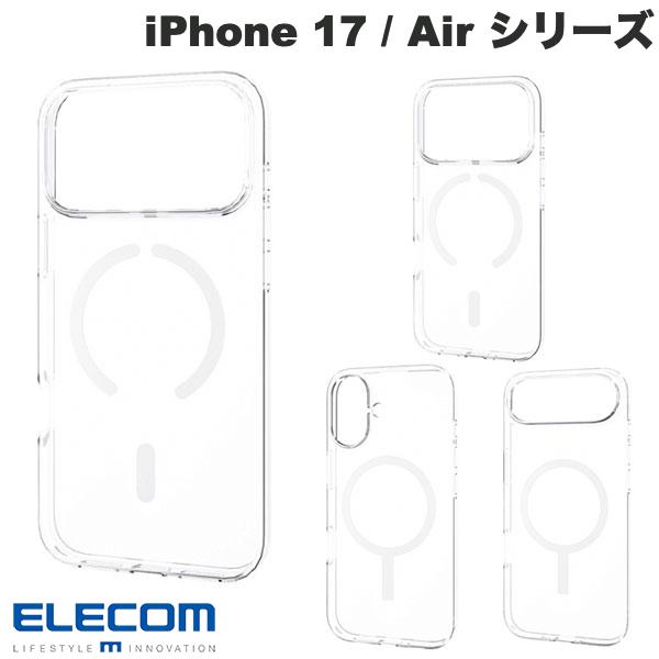 ELECOM iPhone 17 / 17 Pro / Air / 17 Pro Max 소프트 케이스 MAGKEEP 클리어 (스마트 폰 케이스 커버) 2025