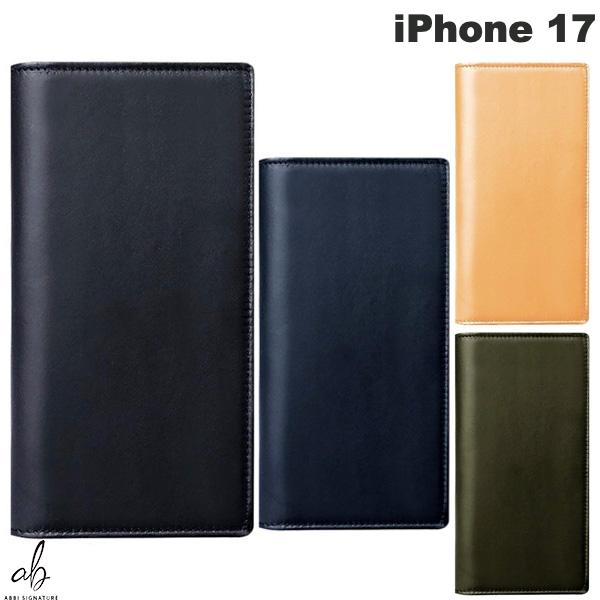 iPhone17 ケース 手帳型 レザーケース ABBI SIGNATURE iPhone 17 LISCIO イタリアンレザー MagSafe対応 ダイアリーケース 本革 アビー シグネチャ (スマホケース・カバー) 2025