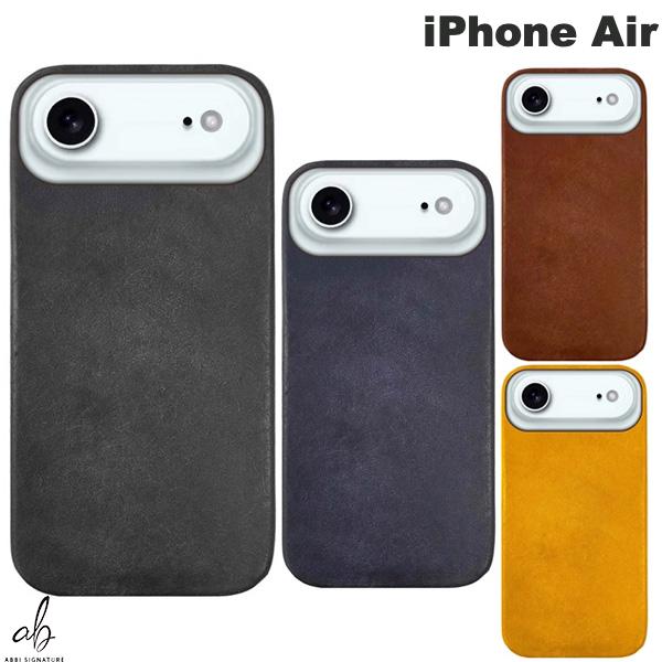 乐天商城 - ABBI SIGNATURE iPhone Air MARGOTイタリアンレザー MagSafe対応 バックカバー 本革 アビー シグネチャ (スマホケース・カバー) 2025