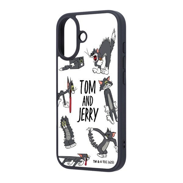 樂天商城 - ingrem iPhone 17 トムとジェリー maru 衝撃吸収 バンパー ハイブリッドケース おかしなトム2 # IQ-WP52K4TB/TJ10 イングレム (スマホケース・カバー) 2025