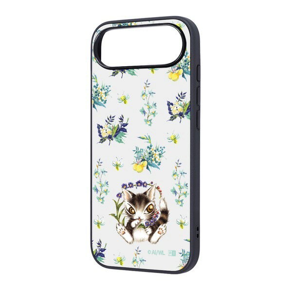 樂天商城 - ingrem iPhone Air 猫のダヤン maru 衝撃吸収 バンパー ハイブリッドケース ダヤン_朝露の森 # IQ-IP54K4TB/DY6 イングレム (スマホケース・カバー) 2025