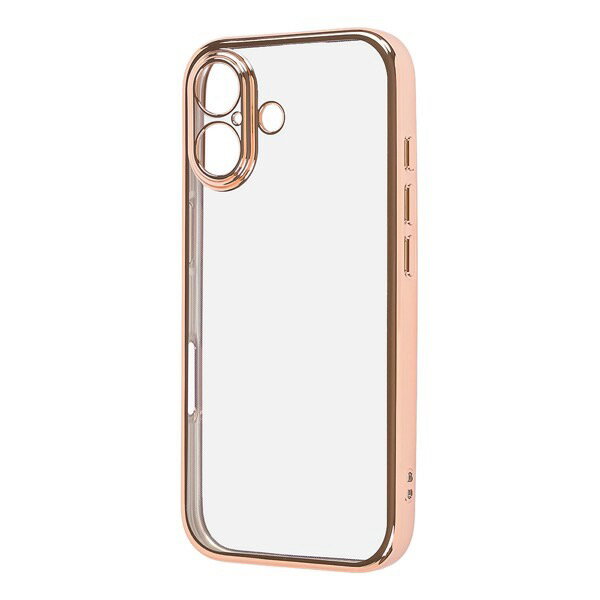 Ray Out iPhone 17 소프트 케이스 정밀 설계 프레임 도금 핑크 골드 # RT-P52PFC2/PGM 레이아웃 (스마트폰 케이스 커버) 2025