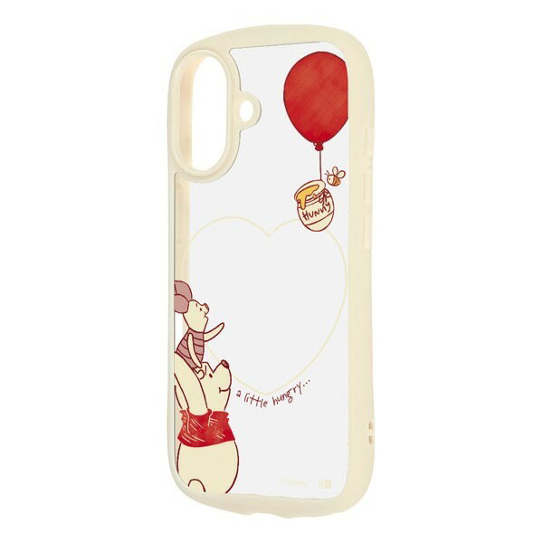 Ray Out iPhone 17 Disney Puffull Shock Absorption Bumper Hybrid Case - Pooh and Piglet_Hungry # RC-DP52CMD2MLW/PO73 Layout (Smartphone Case/Cover) 2025