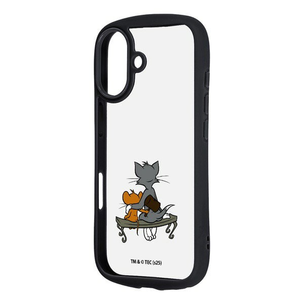 Ray Out iPhone 17 トムとジェリー Puffull 衝撃吸収 バンパー ハイブリッドケース ハンマー_4 # RC-WP52CMD2B/TJ95 レイアウト (スマホケース・カバー) 2025