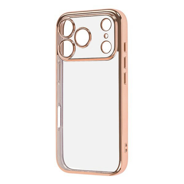 樂天商城 - Ray Out iPhone 17 Pro ソフトケース 精密設計 フレームメッキ ピンクゴールド # RT-P53PFC2/PGM レイアウト (スマホケース・カバー) 2025